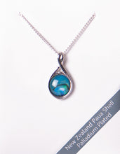 Load image into Gallery viewer, Marine Opal | Paua Shell Necklace Small Twist

