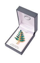 Load image into Gallery viewer, Paua Shell Brooch | Fern
