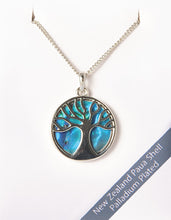 Load image into Gallery viewer, Marine Opal | Paua Shell Necklace Tree of Life
