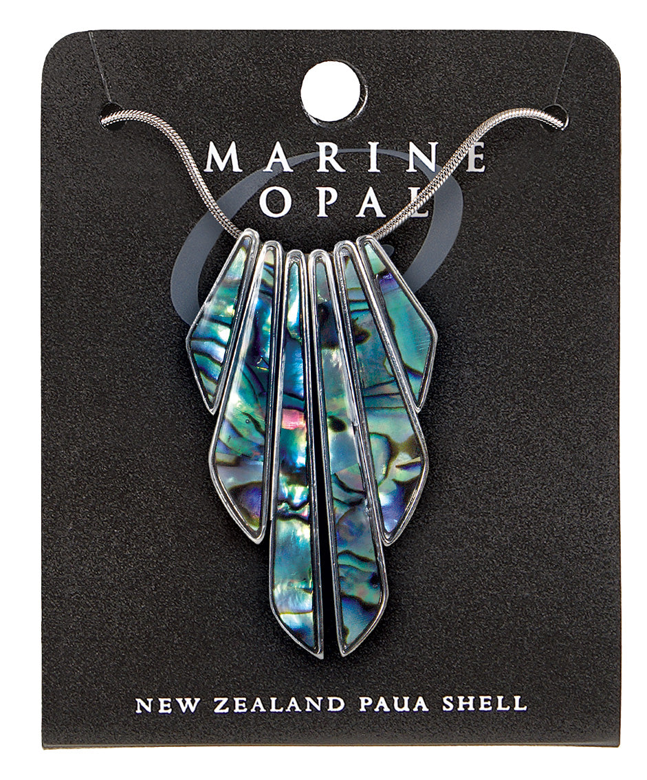 Paua Shell Necklace 6 Rod