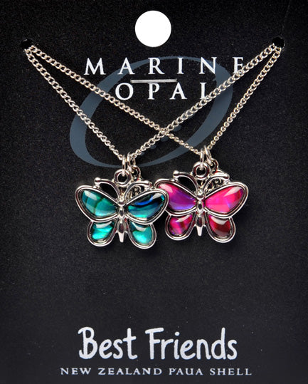 Marine Opal Best Friends パウアシェル ネックレス Marine Opal | Paua Shell Daisy Necklace and Earring Set